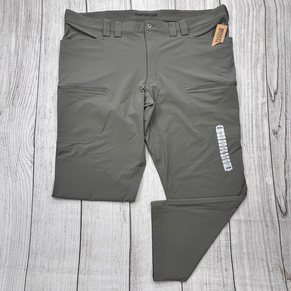 Duluth Trading Co Mens Flexpedition Cargo Pants 48x30 Mercury Grey 75291 NEW